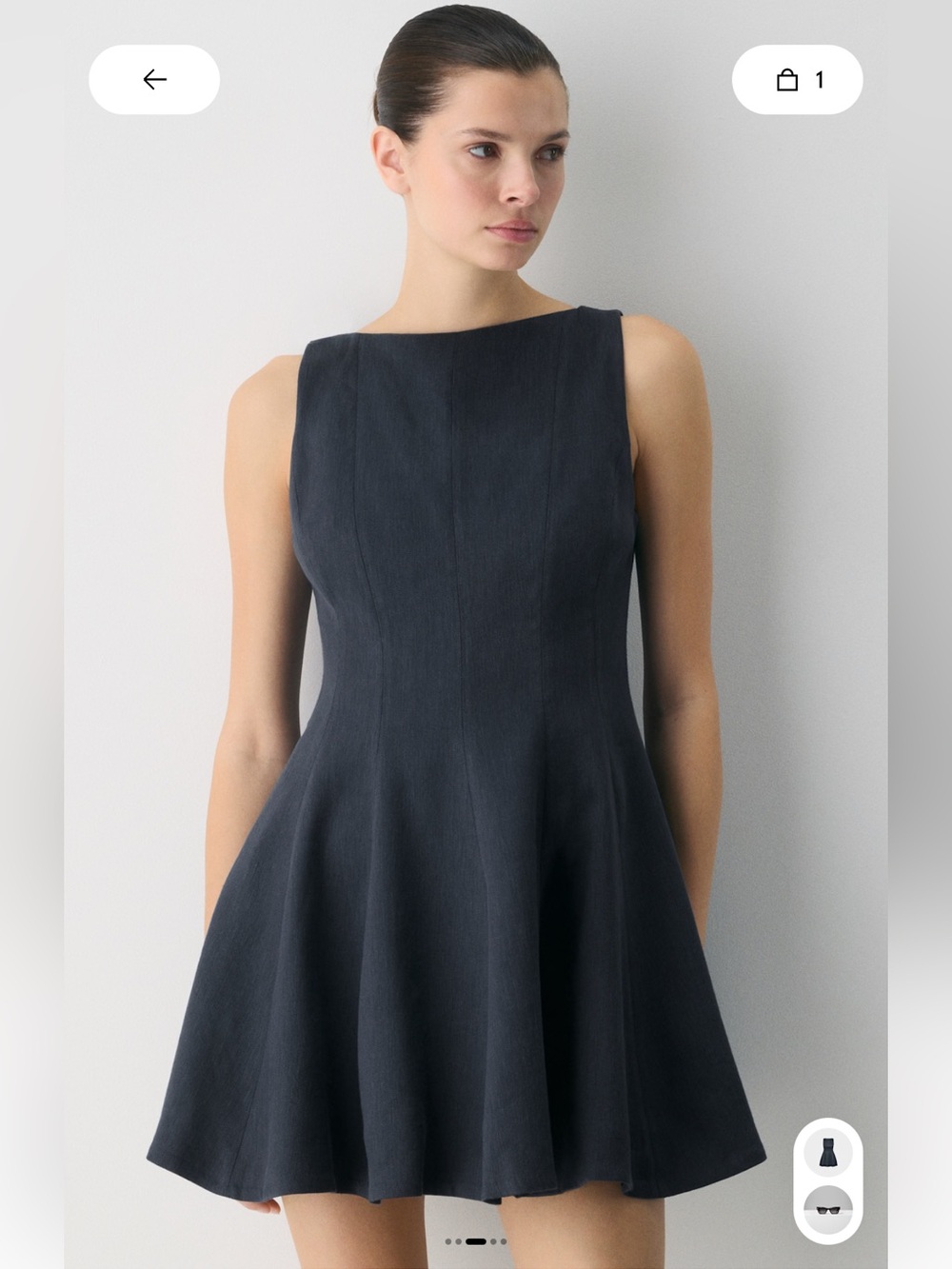 Aritzia Proxy Linen Dress
